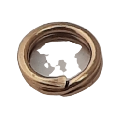 100 Stück Spaltringe 4,5 x 1,1mm Messing vergoldet - SPAR45MSGO