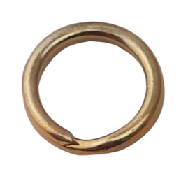 100 Stück Spaltringe 6,2 x 0,7mm Stahl vergoldet - SPAR62STGO