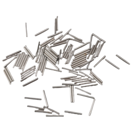 100 Stück Rohrstücke 12 x 1,5 x 0,3mm Messing R-20 vernickelt - RO1215MSR20