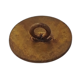 50 Stück Klebeösen 12 x 4,7mm Platte Öse Messing roh - KL1247MS