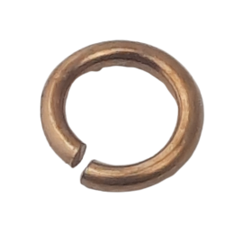 100 Stück Ringe rund offen 6 x 1,0mm Messing roh - RI6010MS