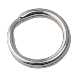 100 Stück Spaltringe 7,1 x 0,8mm Stahl versilbert - SPAR71STSI