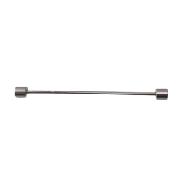 5 Stück Kragennadeln 53mm M1,3 Gewinde Drehteil Zylinder 4x4mm Messing R-30 Weißbronze - KRNA534MSR30