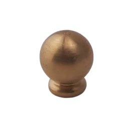 20 Stück Kugel 6mm mit Innengewinde M1,3 Sacklochgewinde mit Ansatz Messing roh - KU6M13ANS