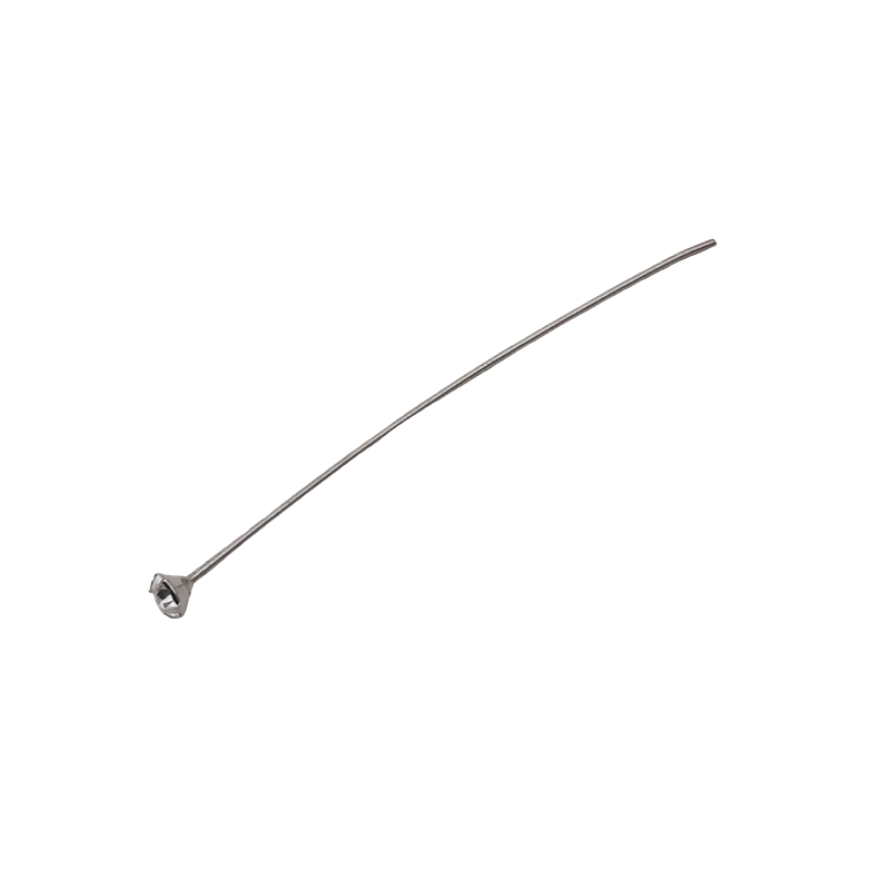 20 Stück Staubgefäße 56mm x Ø4mm Stein transparent Messing Stift - STAUB56TR