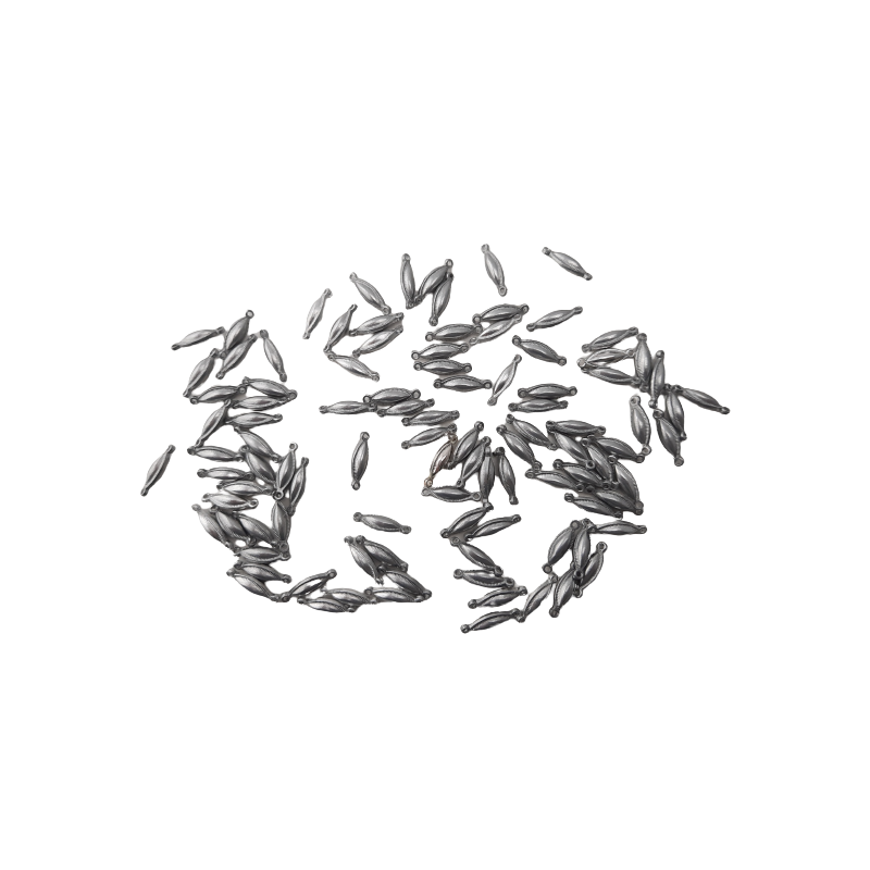 100 Stück Anhänger Verbinder Zwischenteile 15,5 x 4,8 x 4,1mm 2xLoch Alu roh - AN15548AL