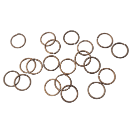 20 Stk. Musterringe Ringe Ø18mm x 1,8mm offen gesägt Tombak roh - MURI1818TB