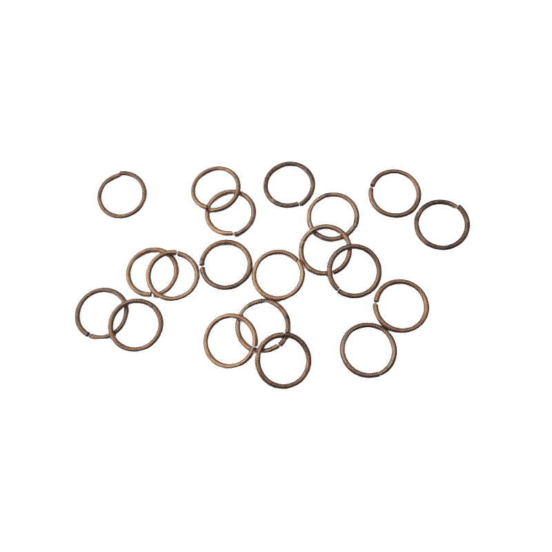 20 Stk. Musterringe Ringe Ø18mm x 1,8mm offen gesägt Tombak roh - MURI1818TB