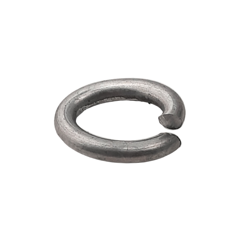 100 Stk Ringe oval offen 11,5 x 8,7mm Aluminium roh - RIOVOF11587AL