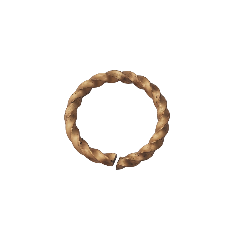 20 Stk. Musterringe Ringe Ø26,5mm x 3,3mm offen gesägt Tombak roh - MURI26533TB