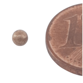 100 Stück Kugeln klein 3mm Tombak roh - KUG3TB