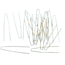 100 Stk Haarschieber 93mm 1,2mm Draht gewellt Tombak roh - HS9312TB100