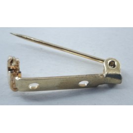 2000 Stück Leistel Broschierung 2x Loch 19 x 4 x 0,6mm Messing gebeizt ohne WM - LEI204062LMSGB