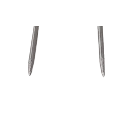 20Stk Steckklammern 24 x 6 x 0,7mm Messing R-10 silberfarbig Display - STKL24607MSR10