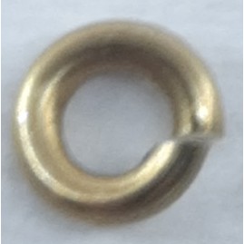 5000 Stück Ringel rund offen Ø 4,0 x 1,0mm Messing roh - RI4010MS5000